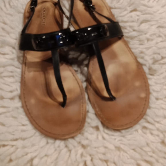 Coach  leather sandals - Picture 2 of 14